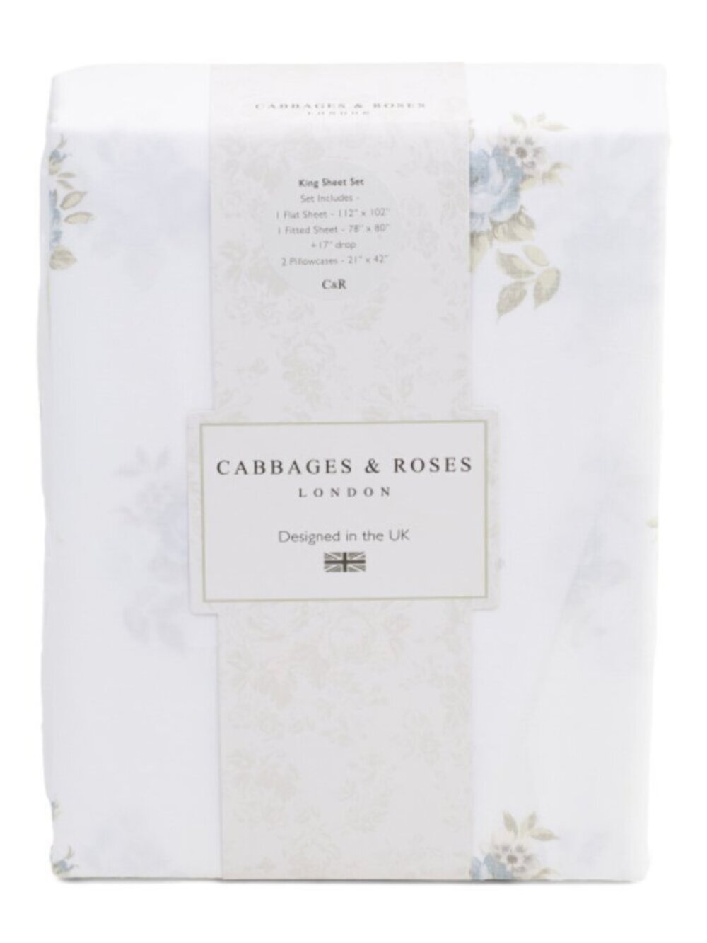 CABBAGES & ROSES 200tc Soft Sheet Set